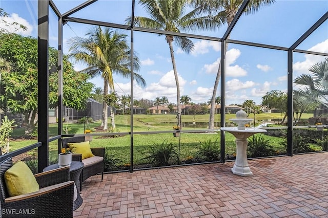 3813 Columbia Ct, Naples, FL 34119 - view of sunroom / solarium