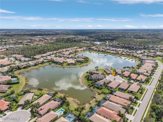 3813 Columbia Ct, Naples, FL 34119 - view of property location with nearby suburban area and a large body of water