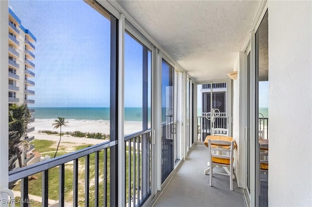 7150 Estero Blvd Unit 706, Fort Myers Beach, FL 33931 - balcony with view of water and beach
