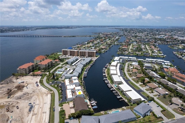4210 SE 20th Pl Unit A8, Cape Coral, FL 33904 - aerial overview of property's location with a large body of water