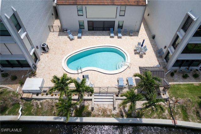 4210 SE 20th Pl Unit A8, Cape Coral, FL 33904 - view of swimming pool featuring a patio area