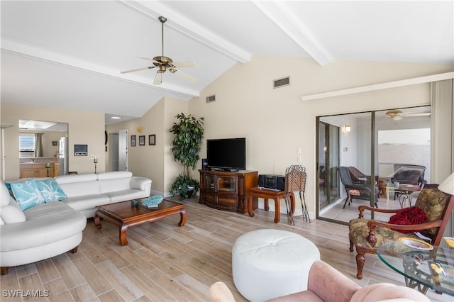 4210 SE 20th Pl Unit A8, Cape Coral, FL 33904 - living area with ceiling fan, light wood-style flooring, and baseboards