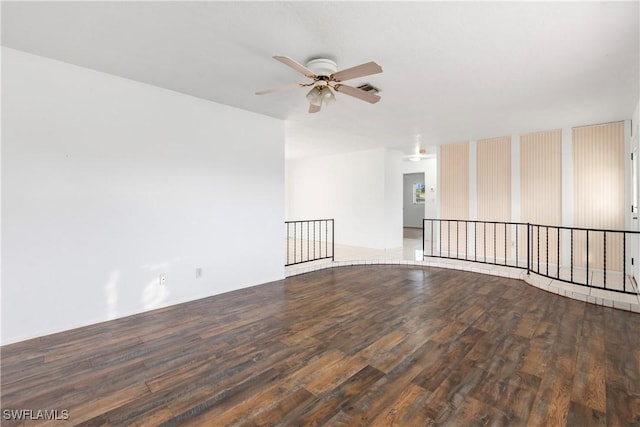 2330 Caladium Rd, Fort Myers, FL 33905 - unfurnished room featuring wood finished floors and a ceiling fan