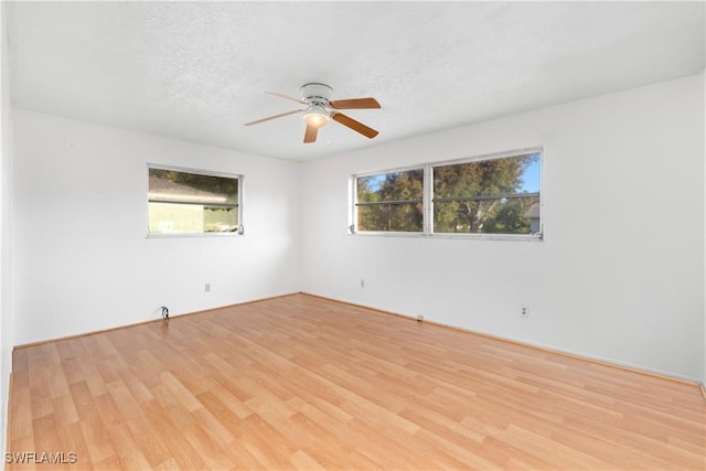 2330 Caladium Rd, Fort Myers, FL 33905 - empty room featuring ceiling fan and light wood-style flooring