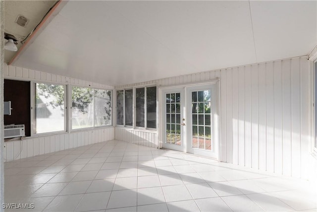 2330 Caladium Rd, Fort Myers, FL 33905 - unfurnished sunroom with french doors and cooling unit