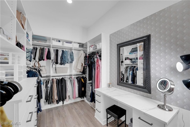 20150 Millrun Dr, Estero, FL 33928 - spacious closet featuring light wood finished floors