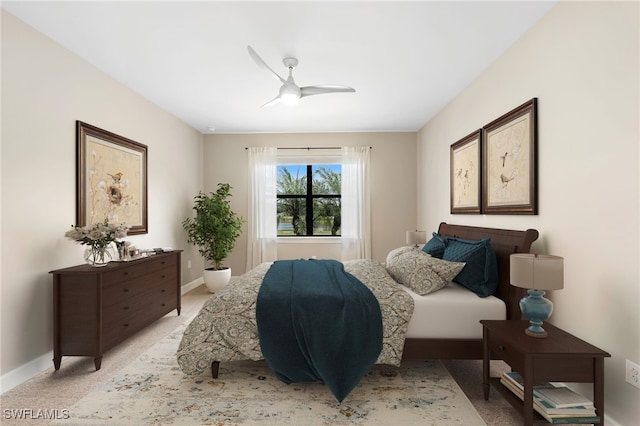 17021 Ashcomb Way, Estero, FL 33928 - bedroom featuring baseboards and ceiling fan