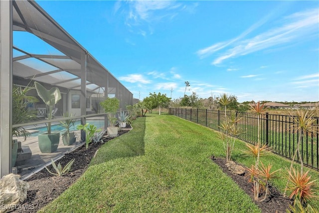 11693 Canopy Loop, Fort Myers, FL 33913 - view of yard featuring glass enclosure