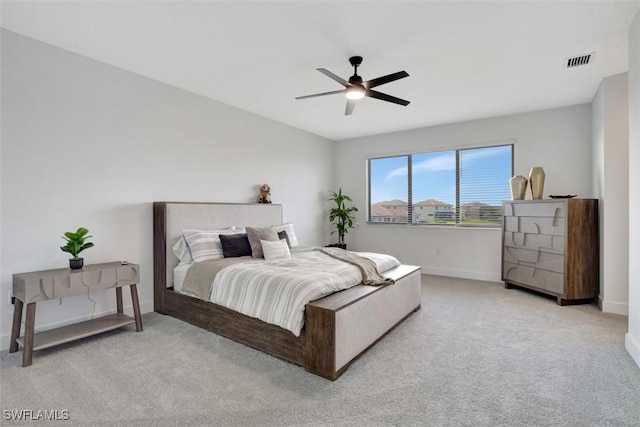 5273 Lamone Ln, Ave Maria, FL 34142 - bedroom with carpet flooring, baseboards, and ceiling fan