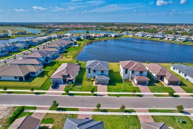 5273 Lamone Ln, Ave Maria, FL 34142 - aerial perspective of suburban area with a large body of water