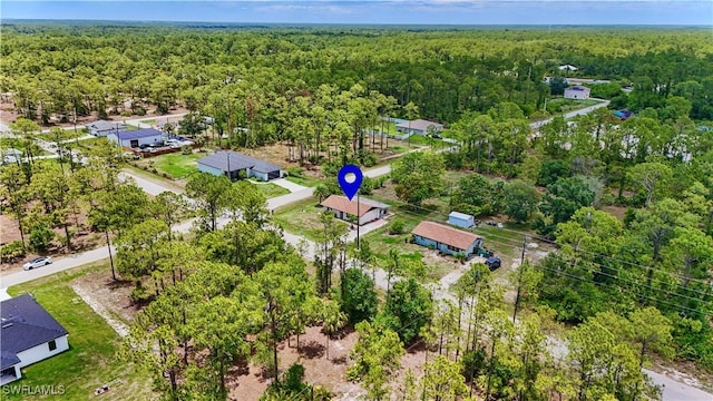 1201 E 15th St, Lehigh Acres, FL 33972 - drone / aerial view of a heavily wooded area