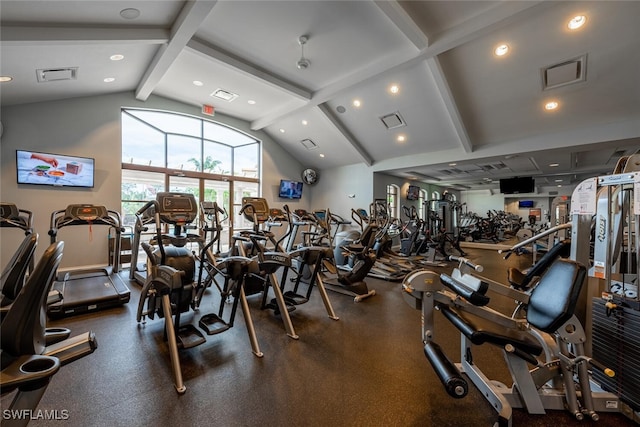 1630 Winding Oaks Way Unit 102, Naples, FL 34109 - exercise room featuring recessed lighting