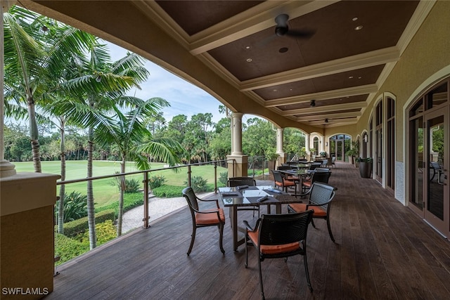 1630 Winding Oaks Way Unit 102, Naples, FL 34109 - view of wooden terrace