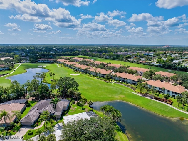 1630 Winding Oaks Way Unit 102, Naples, FL 34109 - aerial perspective of suburban area featuring a golf club and a large body of water