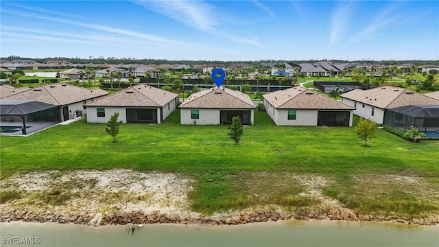 13952 Hunter Oak Dr, Fort Myers, FL 33913 - aerial view of residential area with a nearby body of water