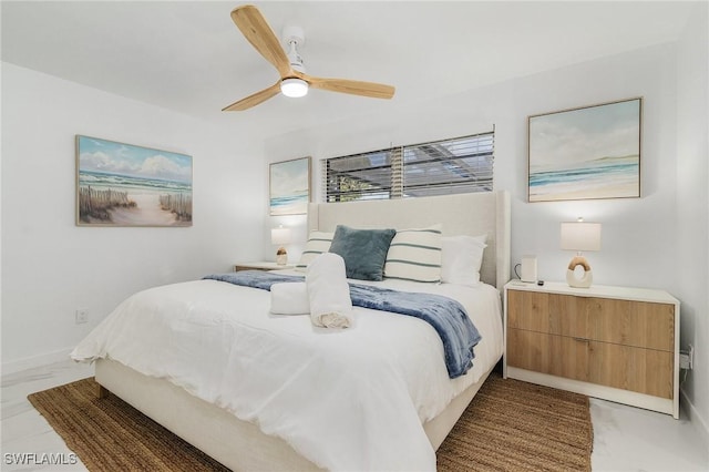 5127 SW 3rd Ave, Cape Coral, FL 33914 - bedroom featuring ceiling fan
