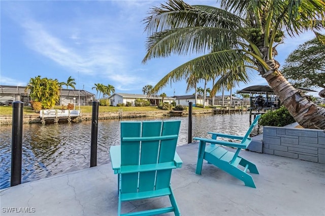 5127 SW 3rd Ave, Cape Coral, FL 33914 - dock area with a water view and a residential view