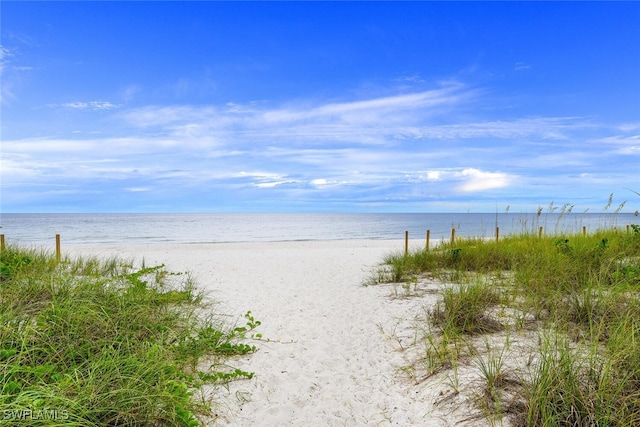 3030 Binnacle Dr Unit 206, Naples, FL 34103 - water view featuring nearby beach