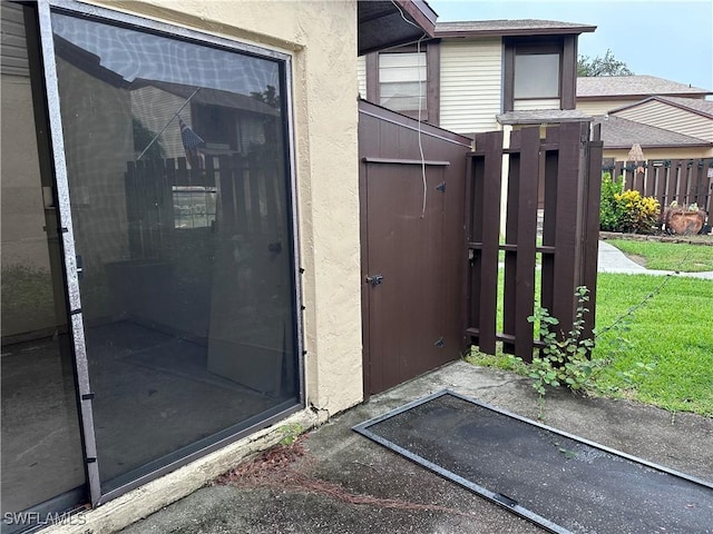 632 SE 12th Ct Unit 12, Cape Coral, FL 33990 - property entrance featuring stucco siding
