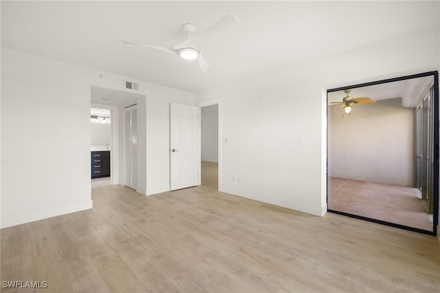 16290 Kelly Cove Dr Unit 253, Fort Myers, FL 33908 - unfurnished room featuring a ceiling fan and light wood-style flooring