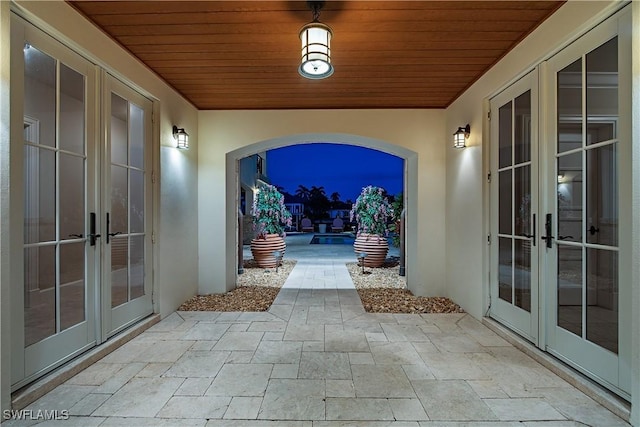 2001 4th St S, Naples, FL 34102 - view of patio / terrace featuring french doors