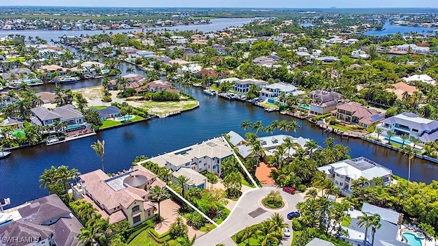 2001 4th St S, Naples, FL 34102 - aerial view of residential area with a nearby body of water