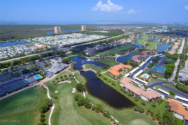 12581 Kelly Sands Way Unit 525, Fort Myers, FL 33908 - view of property location with a nearby body of water, a golf course, and nearby suburban area