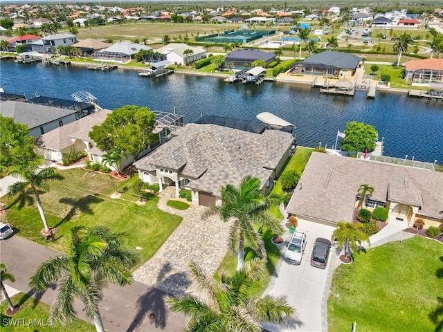 4324 SW 26th Ave, Cape Coral, FL 33914 - aerial perspective of suburban area featuring a nearby body of water