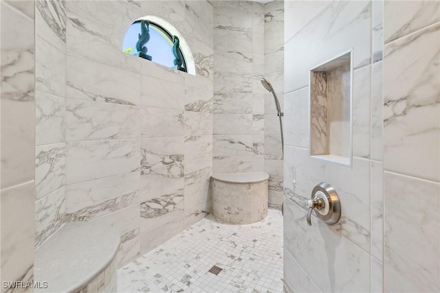 4324 SW 26th Ave, Cape Coral, FL 33914 - bathroom featuring a tile shower