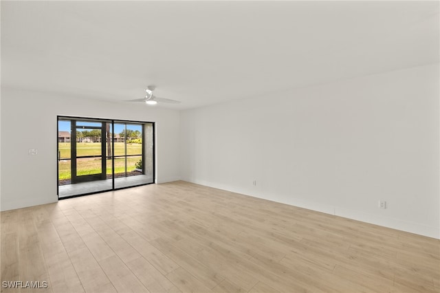 16260 Kelly Cove Dr Unit 235, Fort Myers, FL 33908 - spare room with light wood finished floors and ceiling fan