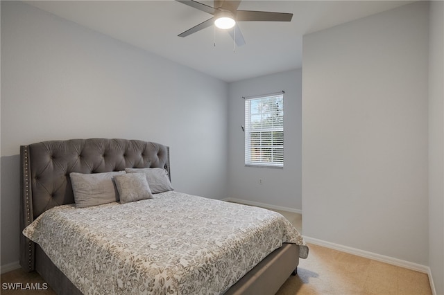 4381 Lazio Way Unit 504, Fort Myers, FL 33901 - bedroom featuring baseboards, carpet floors, and a ceiling fan