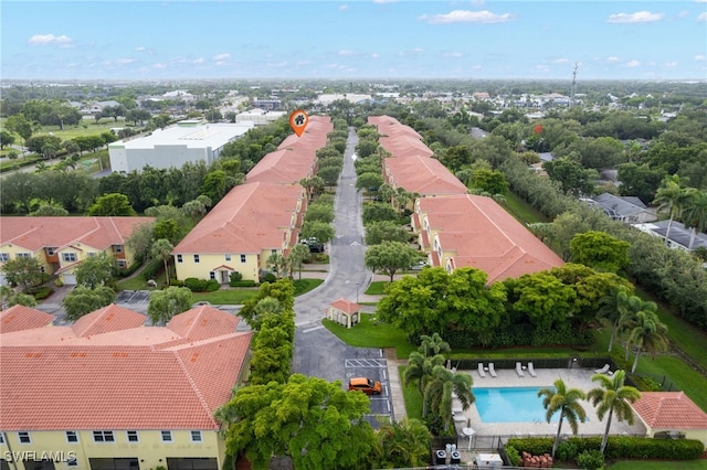 4381 Lazio Way Unit 504, Fort Myers, FL 33901 - drone / aerial view of a pool