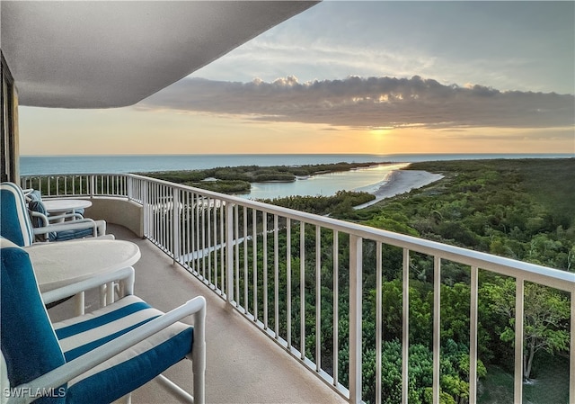 440 Seaview Ct Unit 1012, Marco Island, FL 34145 - balcony featuring a water view