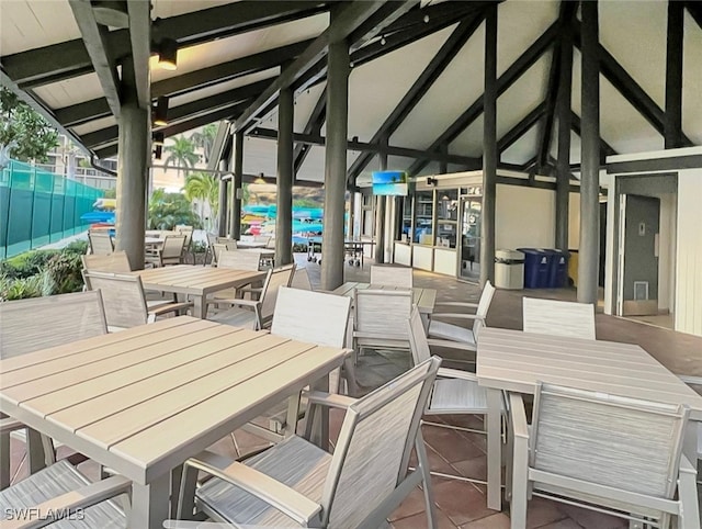 440 Seaview Ct Unit 1012, Marco Island, FL 34145 - view of patio / terrace with outdoor dining area