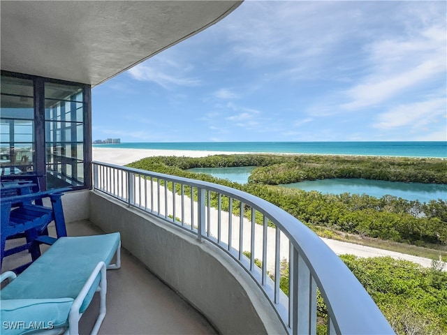 440 Seaview Ct Unit 1012, Marco Island, FL 34145 - balcony with a water view