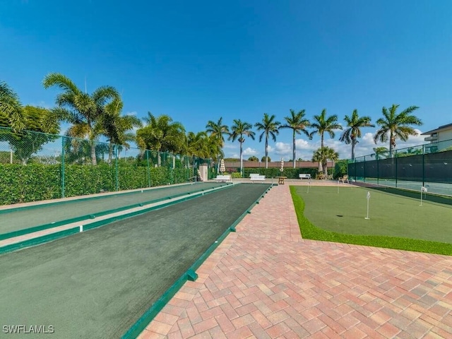 440 Seaview Ct Unit 1012, Marco Island, FL 34145 - surrounding community with a bocce ball area