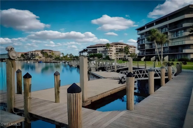 440 Seaview Ct Unit 1012, Marco Island, FL 34145 - dock area with a water view