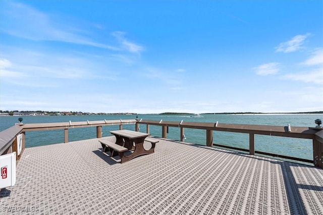 1100 S Collier Blvd Unit 1025, Marco Island, FL 34145 - dock area with a water view
