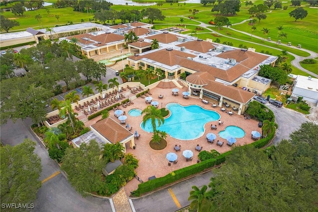 96 Silver Oaks Cir Unit 1-202, Naples, FL 34119 - aerial view of a golf club