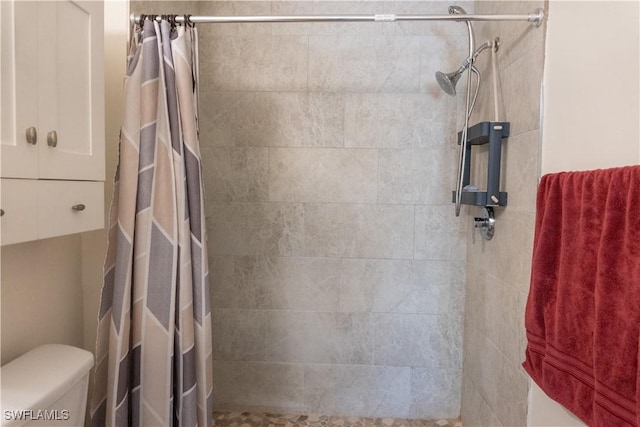 1165 Palm Ave Unit 8A, North Fort Myers, FL 33903 - full bath with tiled shower and toilet