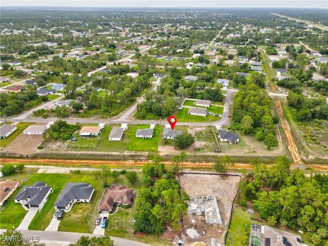 2605 Darlene Pl, Lehigh Acres, FL 33971 - aerial view of property's location featuring nearby suburban area