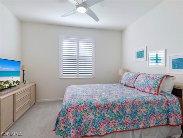 11992 Arbor Trace Dr, Fort Myers, FL 33913 - bedroom featuring light colored carpet and a ceiling fan