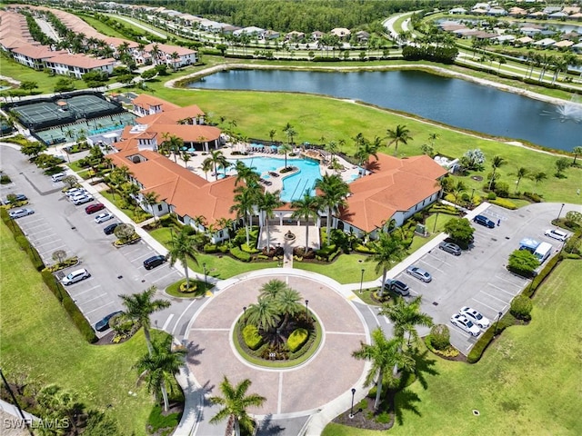 11992 Arbor Trace Dr, Fort Myers, FL 33913 - drone / aerial view of a large body of water and a pool