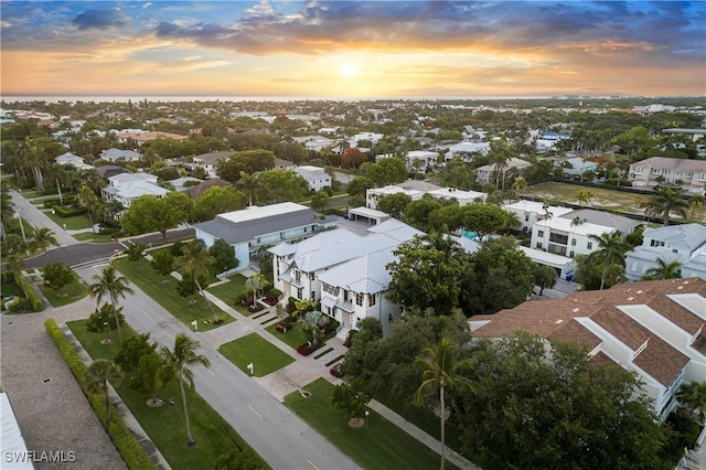 845 11th Ave S, Naples, FL 34102 - aerial view at dusk of a residential view