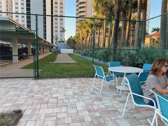 1925 Clifford St Unit 101, Fort Myers, FL 33901 - view of patio / terrace with outdoor dining space