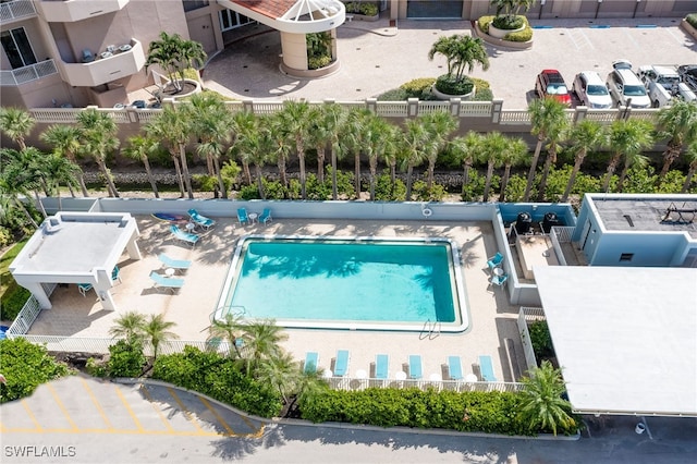 1925 Clifford St Unit 101, Fort Myers, FL 33901 - bird's eye view of a pool area
