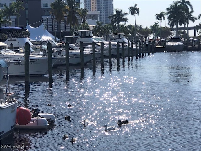 1925 Clifford St Unit 101, Fort Myers, FL 33901 - dock area with a water view
