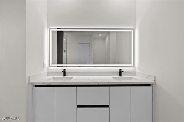 220 NE 6th St, Cape Coral, FL 33909 - full bathroom with double vanity