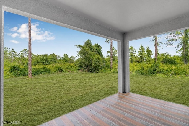 452/454 Loretta Ave S, Lehigh Acres, FL 33974 - view of green lawn featuring a patio