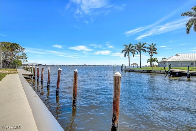 1766 Cape Coral Pkwy E Unit 410, Cape Coral, FL 33904 - dock area featuring a water view